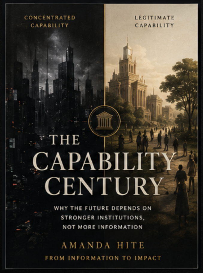 The Capability Century concept cover contrasting concentrated capability with legitimate capability